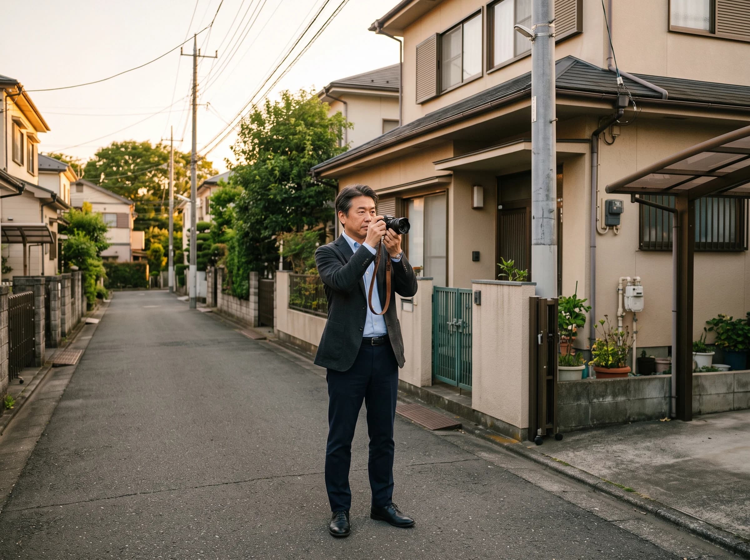 現地案内・査定の様子