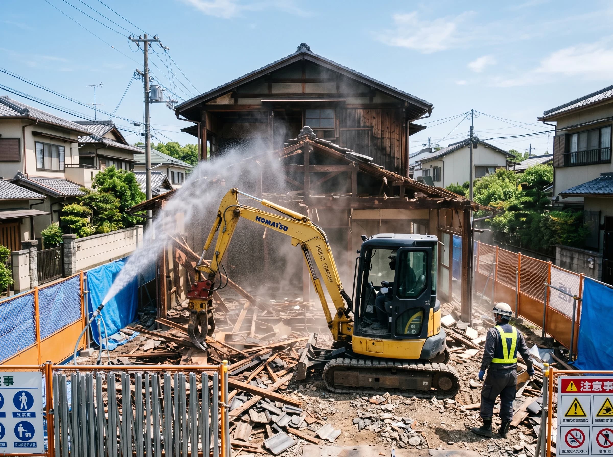 解体工事の現場