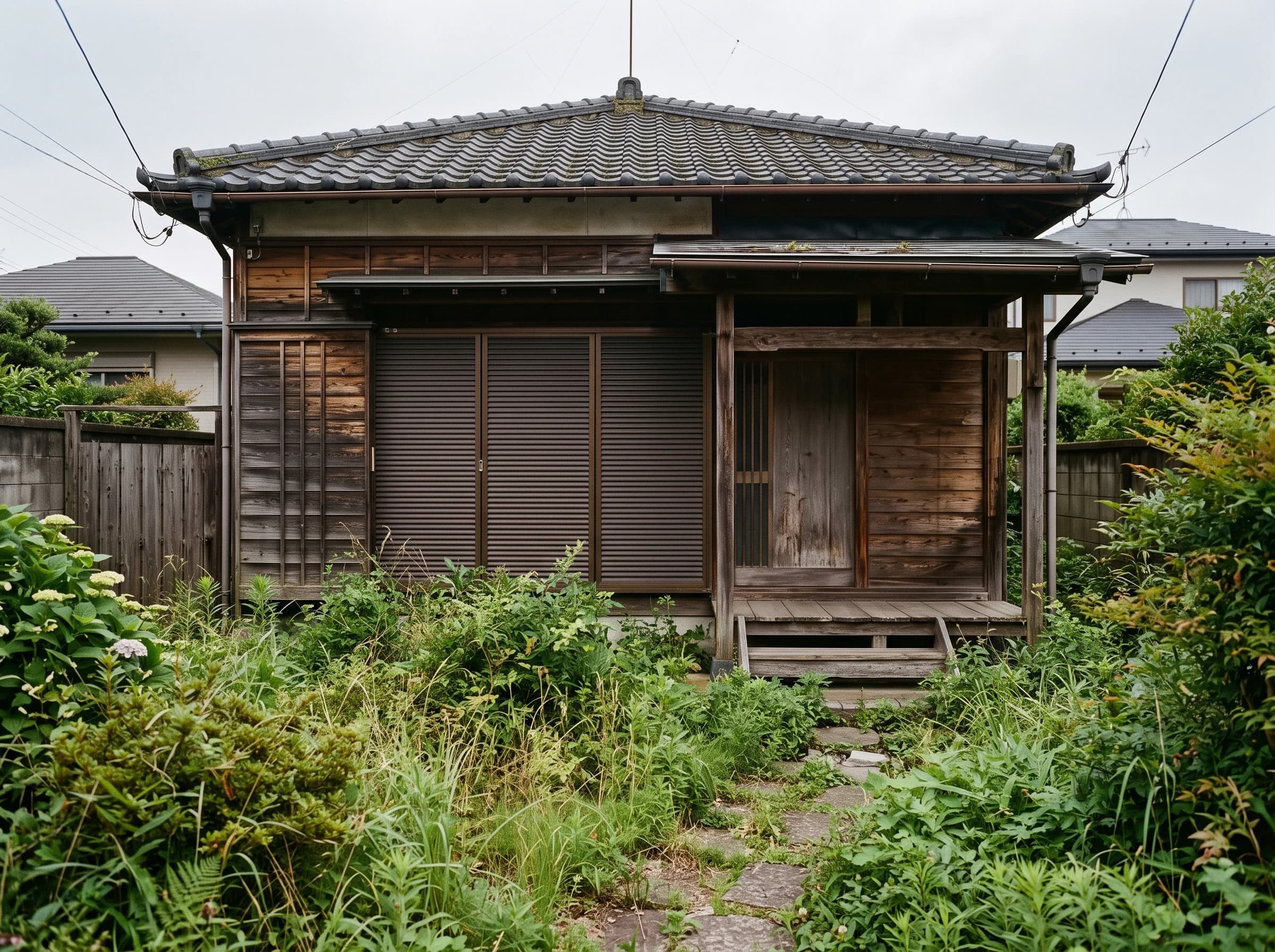 解体前の木造戸建